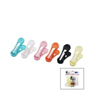 12PCS   YAYSIZ  PLASTİK RENKLİ MANDAL (5343)