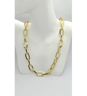 Kalın Ataç Gold Zincir Kolye (60 cm)