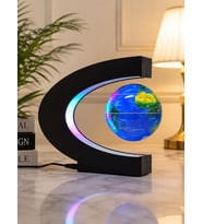 Manyetik Dönen Dünya Küre Sihirli Havada Duran LED Işıklı Dekoratif Globe Masaüstü Küre