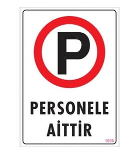 Pvc Levha quot;Personele Aittirquot; 25*35 cm