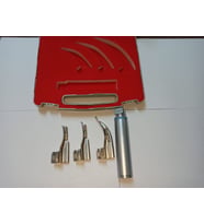 Pediatrik Laringaskop Laringoskop Set No:00-0-1 Eğri Blade (Macintosh)