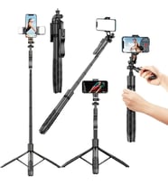 Torima L16 Çok Amaçlı Tripod Selfie Kumandalı 153 Cm Anroid İos Go Pro Uyumlu