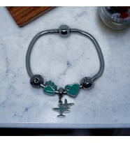 Kadın Bileklik Taşlı Çelik Pandora Bilezik Bileklik