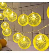 2m 10 Led Pilli 2 Kademeli Limon Led Işık