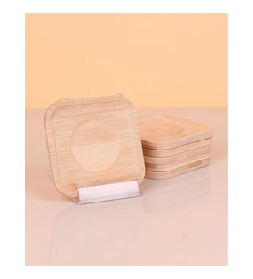 BAMBU 6 lı KARE ÇAY TABAĞI