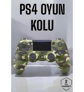Ps4 Oyun Kolu Kamuflaj Desenli Joystick