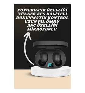 Mey İthalat® Dijital Göstergeli Kulaklık ve 7 Kordonlu Akıllı Saat Android ve İOS Uyumlu Uyku Takibi