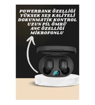 Mey İthalat® Dijital Göstergeli Kulaklık ve 7 Kordonlu Akıllı Saat Android ve İOS Uyumlu Uyku Takibi