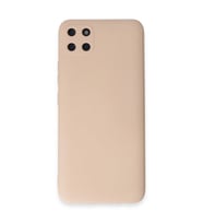 Realme C11 Kılıf Nano İçi Kadife Silikon - Pudra