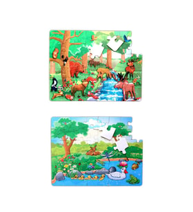 Tox Orman 5+ Keçe Yapboz - 5 Yaş Puzzle T015