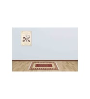 Yün Eskitme El Yapımı Halı 85x143 cm 2652