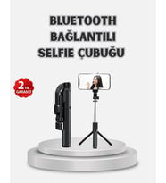 Kablosuz Bluetooth Selfie Çubuğu – 360° Dönebilir Başlık, Taşınabilir Ve Şık Tasarım
