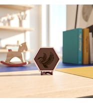 Kanat Açan Kuğu Desenli Modern Masaüstü Süsü Ev ve Ofisiniz İçin Şık ve Estetik Bir Dekorasyon Parçası 10x10 cm