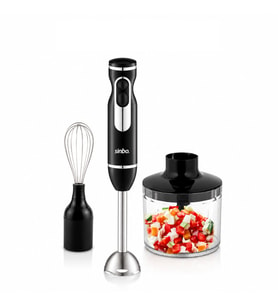 2HIZ AYAR - PASLANMAZ ÇELİK BIÇAK EL MULTİ BLENDER SETİ 700ML HAZNELİ SHB-7529 (5343)