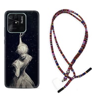 Xiaomi Poco X3 Pro M4 Pro X4 Pro C40 10C Kılıf Boyun Asklı Rasta Silikon Star Woman 1332