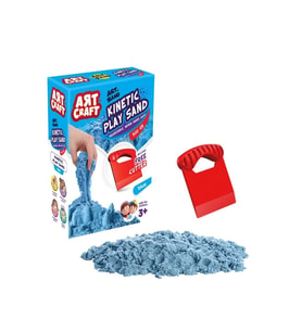 Mey İthalat® 03686 Aksesuarlı Mavi Kinetik Oyun Kumu 500 gr