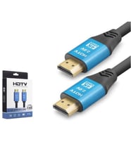 NODAR ND4051 HDMI 2.0 Kablo 4K 60 Hz OD 8.0 mm 3 m Siyah Mavi