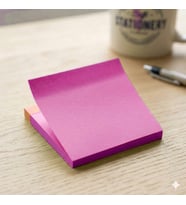 Pembe Kare Şekilli posit yapışkanlı not kağıdı pos it (76x76 mm) - 1 Adet