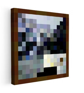 Kanvas Tablo De Aztec Piksel Minecraft Tablosu Ev Ofis Salon Duvar Dekoru