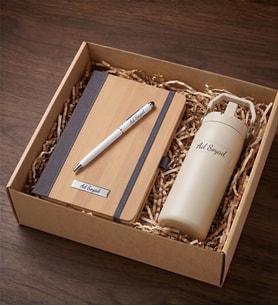 Kişiye Özel Pipetli ve Kulplu Paslanmaz Çelik Termos - 480 mL Mug & Defter & Kalem Hediye Seti