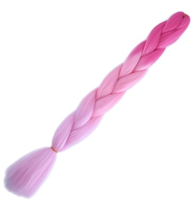 Afrika Örgülük Ombreli Sentetik Saç 100 Gr. - Koyu Pembe / Açık Pembe / Pembe