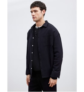 LCW Vision Siyah Regular Fit Erkek Gömlek