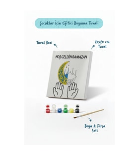 Ramazan Eğitici Boyama Seti Hoş Geldin Ramazan (Şövalesiz)