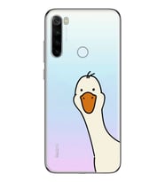 Redmi Note 8 Uyumlu Sevimli Ördek Desenli Şeffaf Telefon Kılıfı