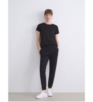 LCW EVERYDAY Siyah Beli Lastikli Kadın Jogger Eşofman Altı