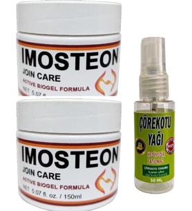 Süper Imosteon Masaj Bakım Kremi 150 Ml X 2 Ad+Çörek Otu Yağı Ile 30 Ml