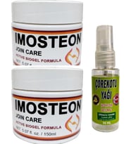 Süper Imosteon Masaj Bakım Kremi 150 Ml X 2 Ad+Çörek Otu Yağı Ile 30 Ml