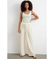Bel Bantlı Wide Leg Rahat Pantolon