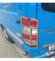 Mercedes Sprinter W906 Krom Stop Çerçeve 2 Parça 2006-2018 Arası Paslanmaz Çelik