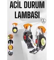 Yeni Nesil Kamp Feneri Çok Fonksiyonlu Fener Anahtarlık Usb Çakmaklı Cam Kırıcı Kemer Kesici Açacak