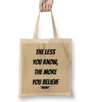 Bono Quotes Gift Bez Çanta Uzun Saplı