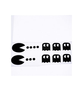 Pac Man Oto Sticker 25*4 Cm