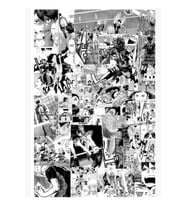 Haikyuu! Manga Kolaj V2 Tablo Ahşap Poster Dekoratif