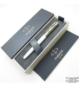 Parker Jotter Original Beyaz GT Dolma Kalem  İsme Özel Kalem  Hediyelik Kalem