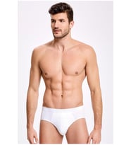 İlke Erkek Penye Slip Külot 115 - 6 Adet (Beyaz)