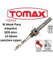 Tomax Hss Bi Metal Panç Adaptörü Sds Plus 14-30 mm