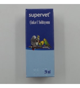 SUPERVET Süs Kuşları İçin Çinko Ç Solisyon 20 ml 