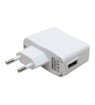 5 VOLT 0.5A 25W BEYAZ USB BAŞLIK ADAPTÖR (4832) (Çok Renkli)