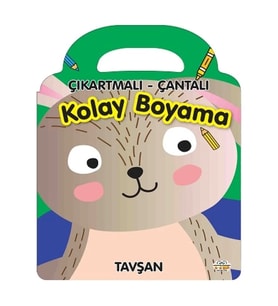 Çıkartmalı - Çantalı Kolay Boyama - Tavşan