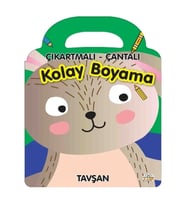 Çıkartmalı - Çantalı Kolay Boyama - Tavşan