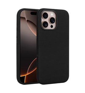 Lexroo iPhone 16 Pro Max Kılıf M-Safe Şarj Özellikli Kumaş Tasarımlı Miami Sert PC Kılıf - Siyah
