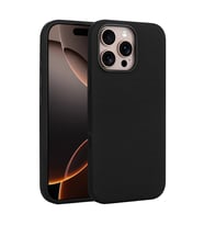 Lexroo iPhone 16 Pro Max Kılıf M-Safe Şarj Özellikli Kumaş Tasarımlı Miami Sert PC Kılıf - Siyah