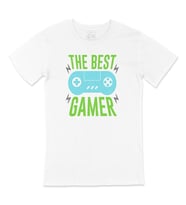 Yeşil The Best Gamer Tişört