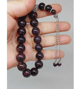 Lal (Garnet - Granat) Taşı 17lik Efe Tesbih 12mm (52866)