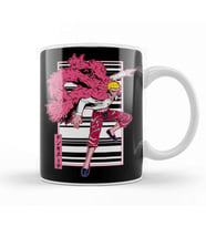 Doflamingo Line Background Kupa Bardak Porselen