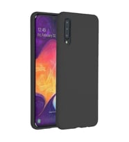 Samsung Galaxy A50 İnce Mat Silikon Kılıf Siyah